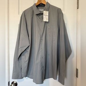 Tommy Bahama Men's Gray Casual Button-Down Shirt